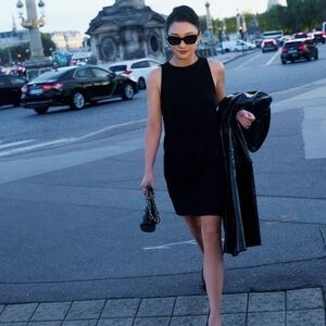Chanel Classic Sleeveless Black Shift Dress